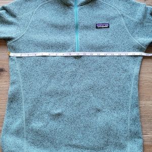 Womens Patagonia fleece better sweater,blue, medium